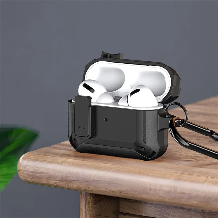 DUX DUCIS PECO Series for Apple AirPods Pro Earbuds Cover Secure Lock Design Shockproof Shell