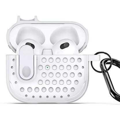 DUX DUCIS PECM Series for Apple AirPods 3 Case TPU+PC Protective Cover with Keychain