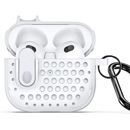 DUX DUCIS PECM Series for Apple AirPods Pro Earbuds Case with Lock Full Protective Shell