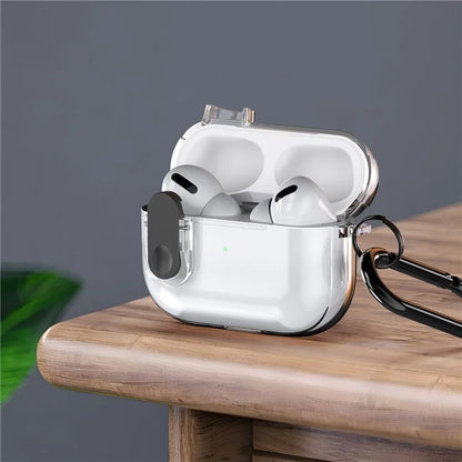 DUX DUCIS PECL Series for Apple AirPods Pro 2 Earphone Case  TPU+PC Cover with Hanging Hook