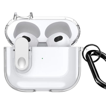 DUX DUCIS PECL Series for Apple AirPods 3 Earphone Case Lock Design Earbud Cover with Hanging Hook