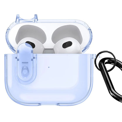 DUX DUCIS PECL Series for Apple AirPods 3 Earphone Case Lock Design Earbud Cover with Hanging Hook