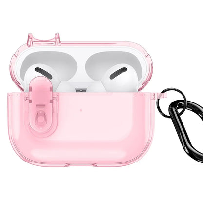 DUX DUCIS PECL Series for Apple AirPods Pro Bluetooth Earbud Case Anti-drop Cover with Hanging Hook