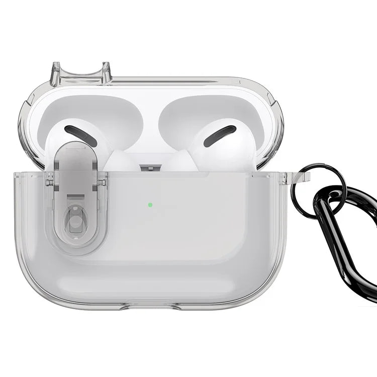 DUX DUCIS PECL Series for Apple AirPods Pro Bluetooth Earbud Case Anti-drop Cover with Hanging Hook