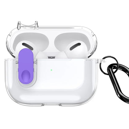 DUX DUCIS PECL Series for Apple AirPods Pro Bluetooth Earbud Case Anti-drop Cover with Hanging Hook