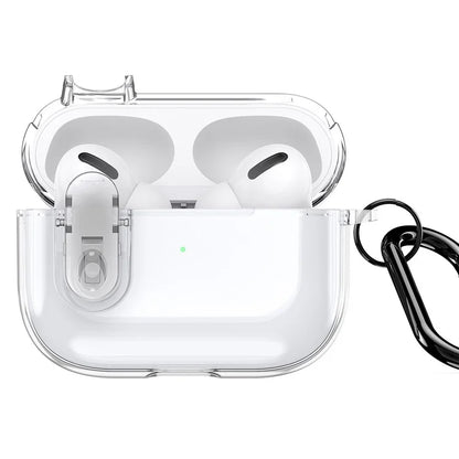 DUX DUCIS PECL Series for Apple AirPods Pro Bluetooth Earbud Case Anti-drop Cover with Hanging Hook