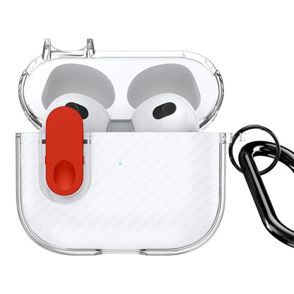 DUX DUCIS PECK Series for Apple AirPods 3 PC+TPU Earbud Case Anti-drop Cover with Hanging Hook