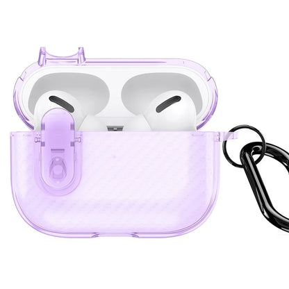 DUX DUCIS PECK Series Case for Apple AirPods Pro Bluetooth Earbud Cover with Hanging Hook