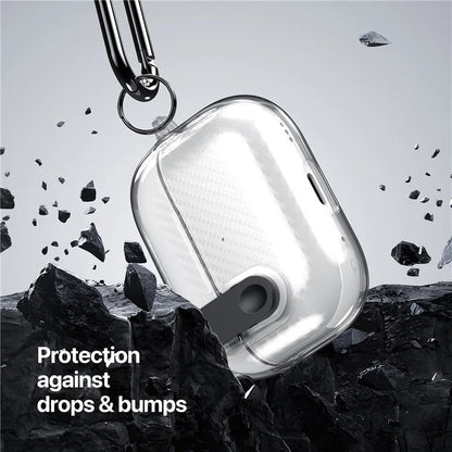 DUX DUCIS PECK Series Case for Apple AirPods Pro Bluetooth Earbud Cover with Hanging Hook