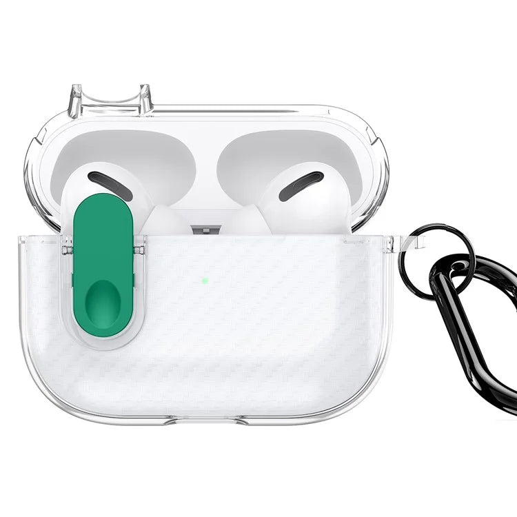 DUX DUCIS PECK Series Case for Apple AirPods Pro Bluetooth Earbud Cover with Hanging Hook