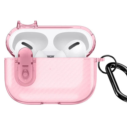 DUX DUCIS PECK Series Case for Apple AirPods Pro Bluetooth Earbud Cover with Hanging Hook