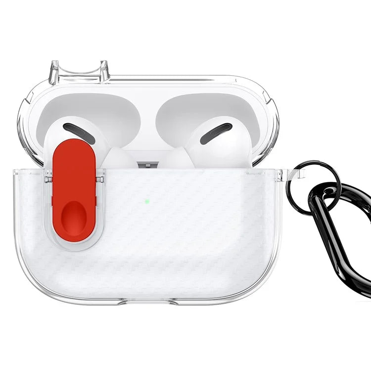 DUX DUCIS PECK Series Case for Apple AirPods Pro Bluetooth Earbud Cover with Hanging Hook