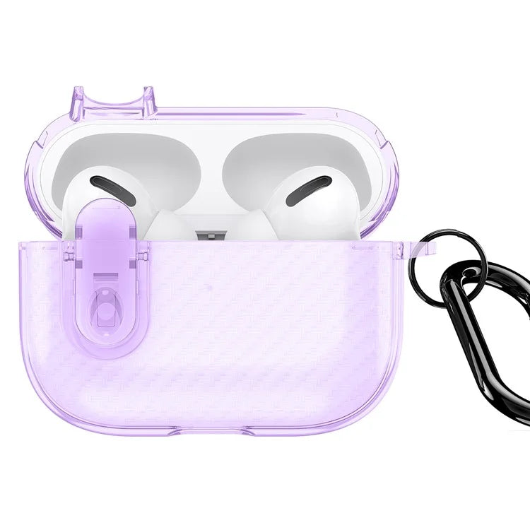 DUX DUCIS PECK Series for Apple AirPods Pro 2 Earphone Case Protective Cover with Hanging Hook