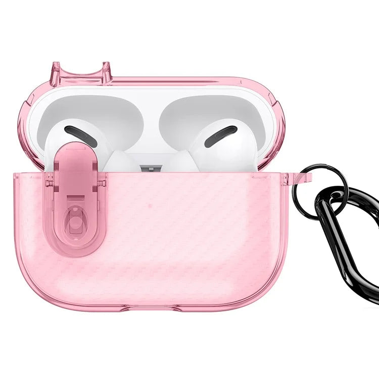 DUX DUCIS PECK Series for Apple AirPods Pro 2 Earphone Case Protective Cover with Hanging Hook