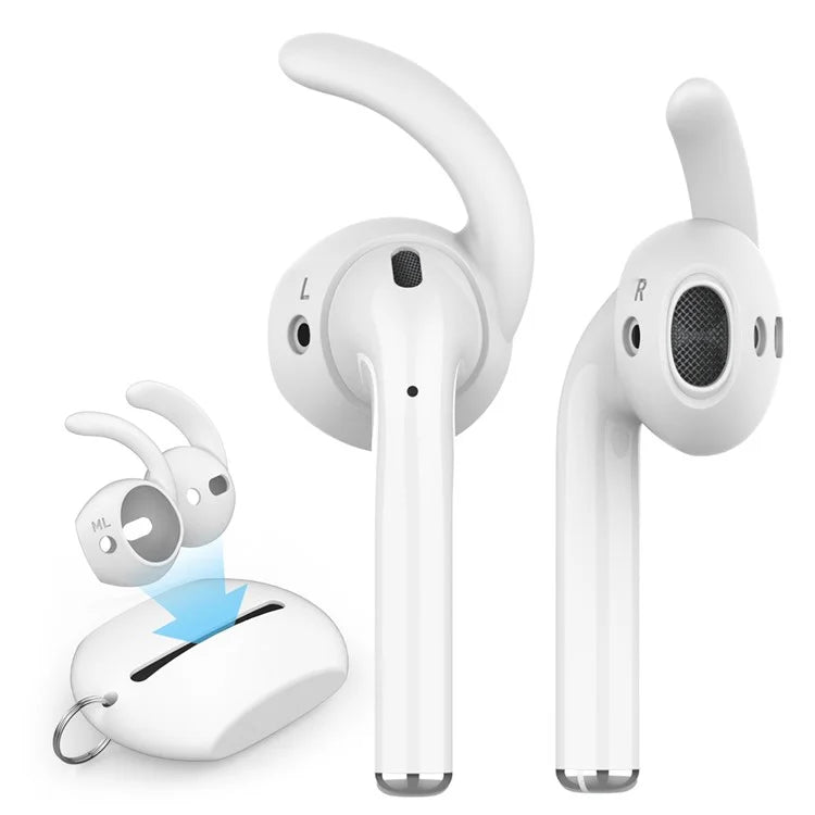 AHASTYLE PT60-Pro For Apple AirPods Pro Anti-lost Ear Hooks Ear Tips Silicone Cover