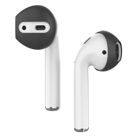 AHASTYLE PT76 For Apple AirPods 1 / 2 1 Pair Size L Slim Earbuds Cover Earphone Silicone Sleeve