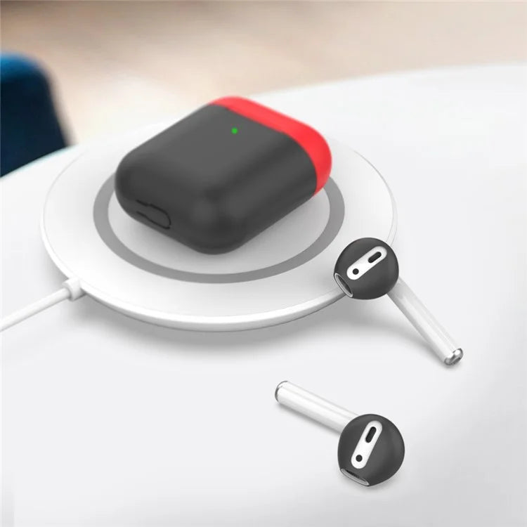 AHASTYLE PT76 For Apple AirPods 1 / 2 1 Pair Size S Earbuds Cover Slim Silicone Earphone Sleeve