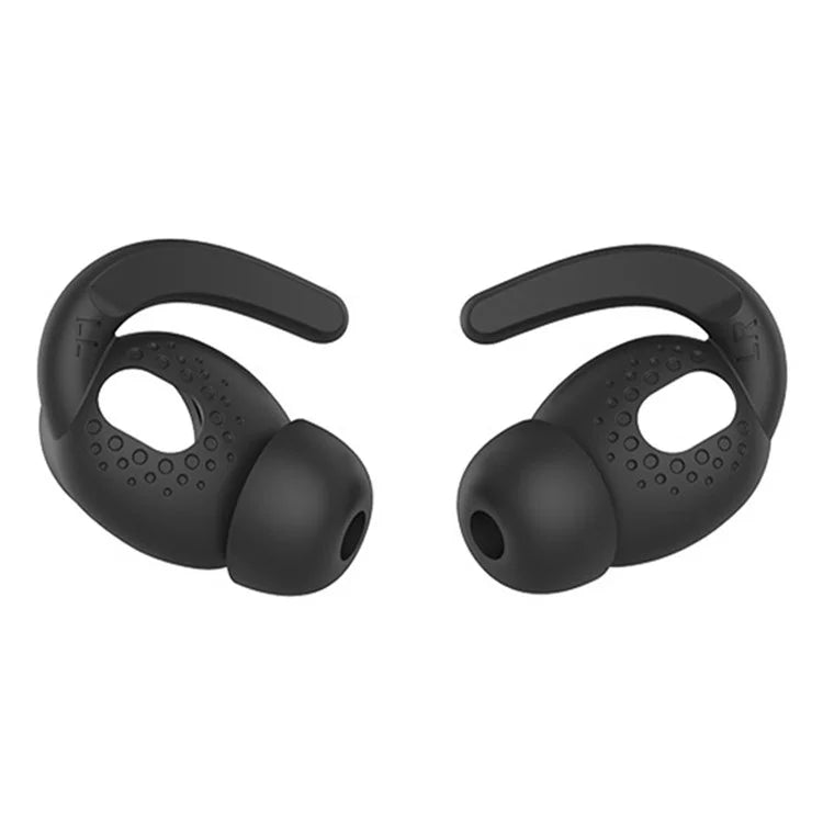 AHASTYLE PT40 1 Pair Size S Eartips for Apple AirPods 3 Anti-lost Earhook Silicone Earbuds Cover