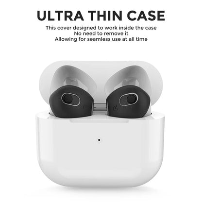 AHASTYLE PT76-3 1 Pairs Silicone Ear Cover for Apple AirPods 3 Slim Ear Caps, S