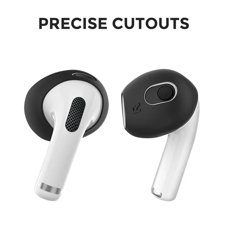 AHASTYLE PT76-3 1 Pairs Silicone Ear Cover for Apple AirPods 3 Slim Ear Caps, S