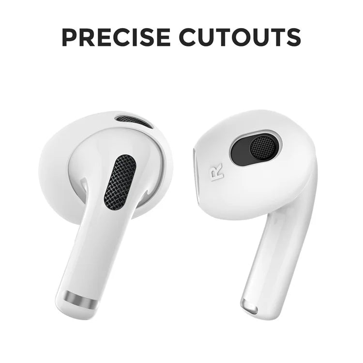 AHASTYLE PT76-3 1 Pairs Silicone Ear Cover for Apple AirPods 3 Slim Ear Caps, S