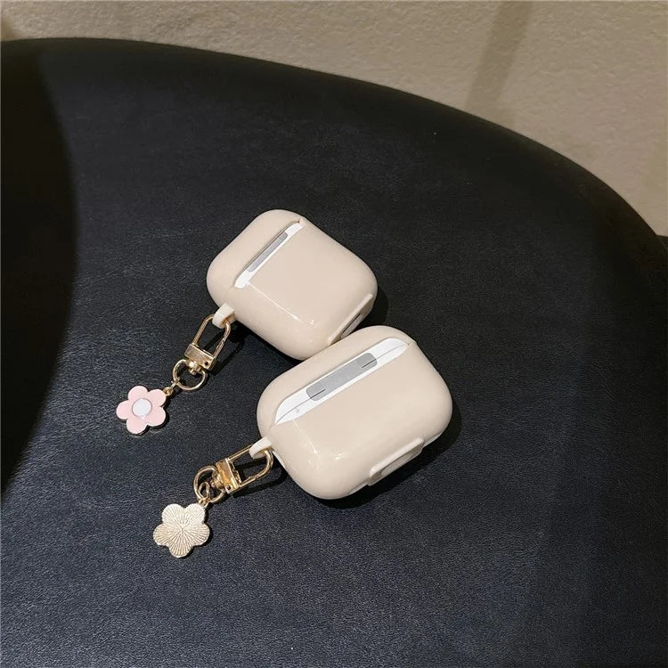 For AirPods with Charging Case (2016) / (2019) / AirPods with Wireless Charging Case (2019) TPU Cover with Pendant Earphone Case