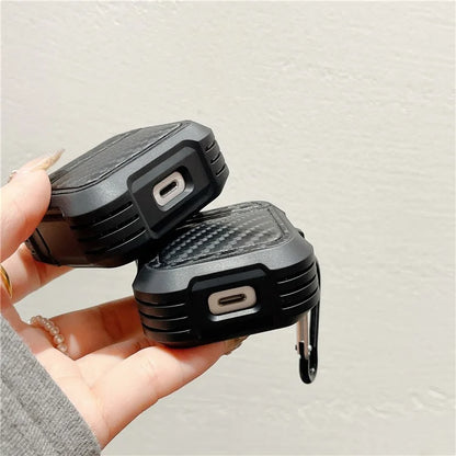 Earphone Sleeve for AirPods Pro / Pro 2 TPU Anti-drop Cover Earphone Organizer Carrying Case with Anti-lost Buckle