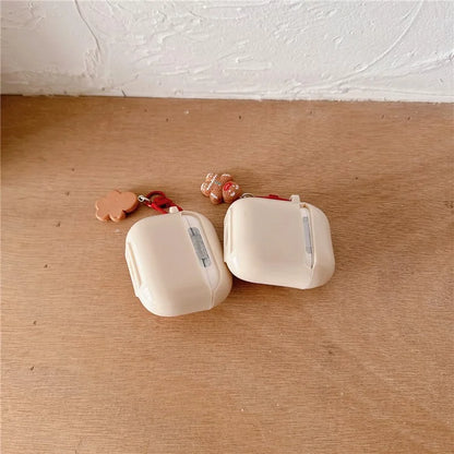 For Apple AirPods with Charging Case (2016) / (2019) / AirPods with Wireless Charging Case (2019) TPU Cover Cake Cookie Earbuds Case