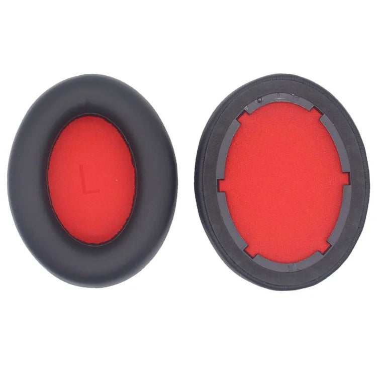 JZF-425 1 Pair Earpads for 1MORE SonoFlow Headphones Protein Leather Soft Earmuffs