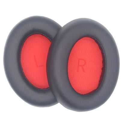 JZF-425 1 Pair Earpads for 1MORE SonoFlow Headphones Protein Leather Soft Earmuffs