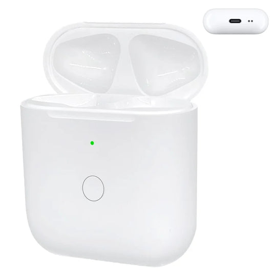 A0102 550mAh Wireless Charging Bin for Apple Airpods with Wireless Charging Case (2019) / Airpods with Charging Case (2019) (2016) (USB-C Port)