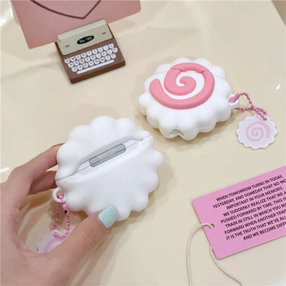 For Apple AirPods with Charging Case (2016) / (2019) / AirPods with Wireless Charging Case (2019) Silicone Cover Cute Anti-drop Case