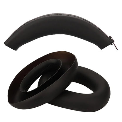 For Sony ULT WEAR WH-ULT900N Silicone Head Beam Sleeve + Headphone Earpad Covers Set