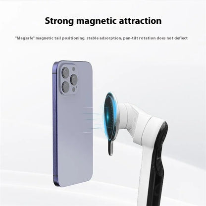 BRDRC For Insta360 Flow Handle Gimbal Magnetic Phone Bracket Compatible with MagSafe Adapter