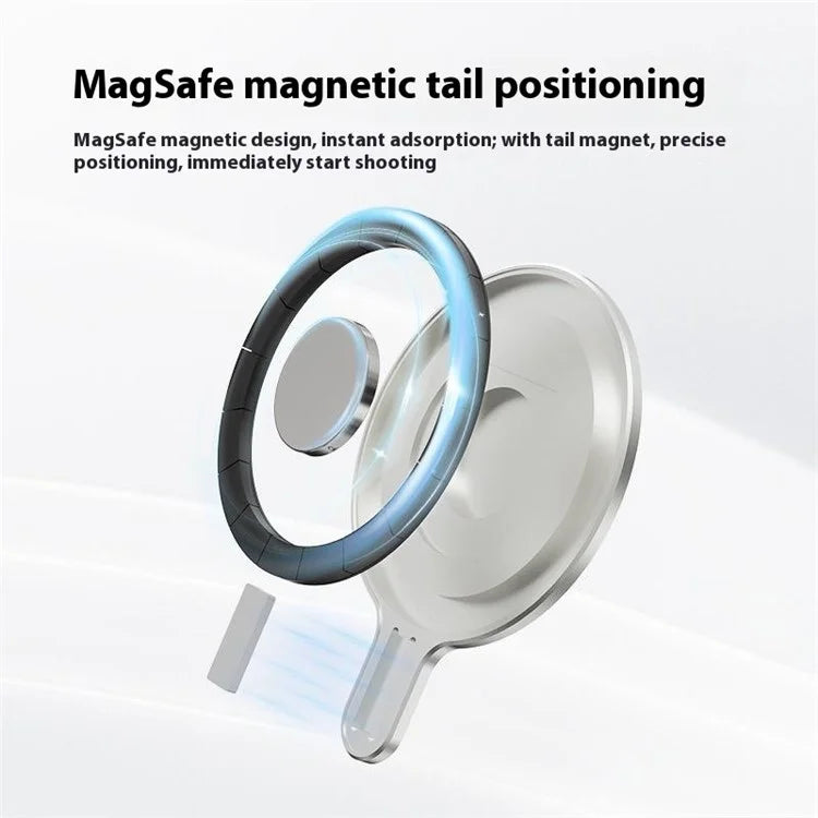 BRDRC For Insta360 Flow Handle Gimbal Magnetic Phone Bracket Compatible with MagSafe Adapter