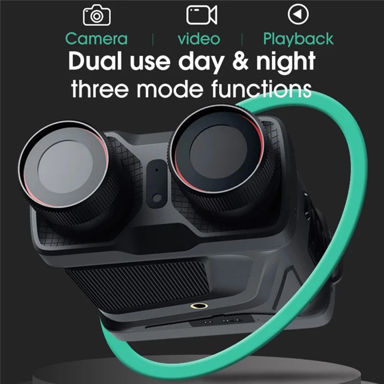 R12 Infrared Night Vision Binoculars Photo Video Recording Rechargeable HD Camera