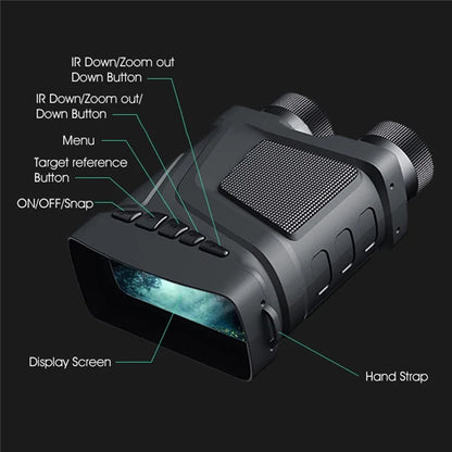 R12 Infrared Night Vision Binoculars Photo Video Recording Rechargeable HD Camera