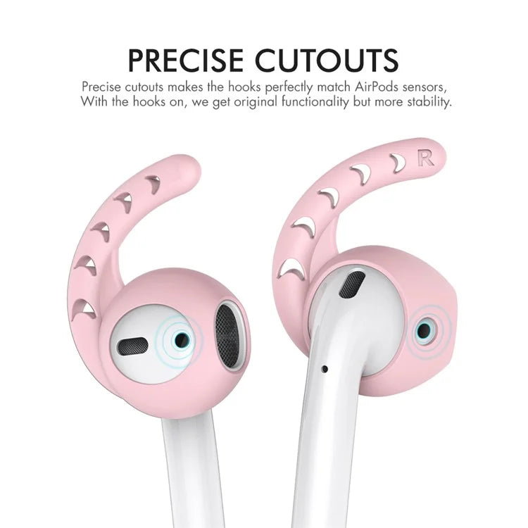 AHASTYLE PT14 for Apple AirPods with Charging Case (2016)  /  (2019)  /  AirPods with Wireless Charging Case (2019) 3 Pairs Ear Cap with Hook