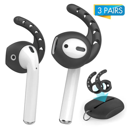 AHASTYLE PT14 for Apple AirPods with Charging Case (2016)  /  (2019)  /  AirPods with Wireless Charging Case (2019) 3 Pairs Ear Cap with Hook