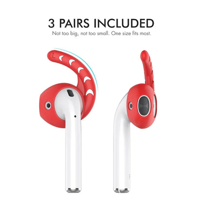 AHASTYLE PT14 for Apple AirPods with Charging Case (2016)  /  (2019)  /  AirPods with Wireless Charging Case (2019) 3 Pairs Ear Cap with Hook