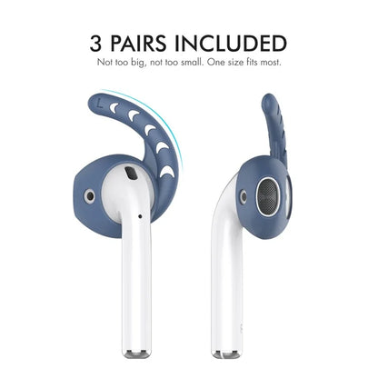 AHASTYLE PT14 for Apple AirPods with Charging Case (2016)  /  (2019)  /  AirPods with Wireless Charging Case (2019) 3 Pairs Ear Cap with Hook